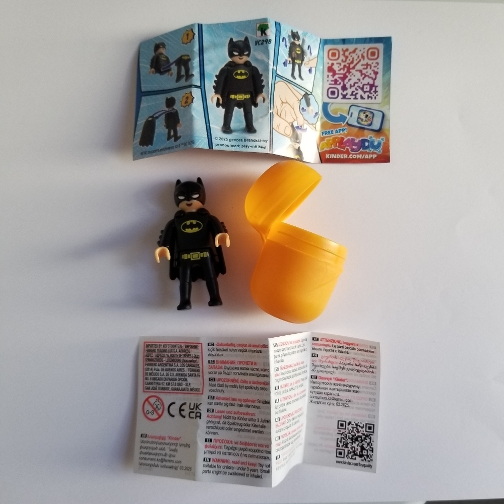 2/$12 Batman Playmobil Kinder Egg